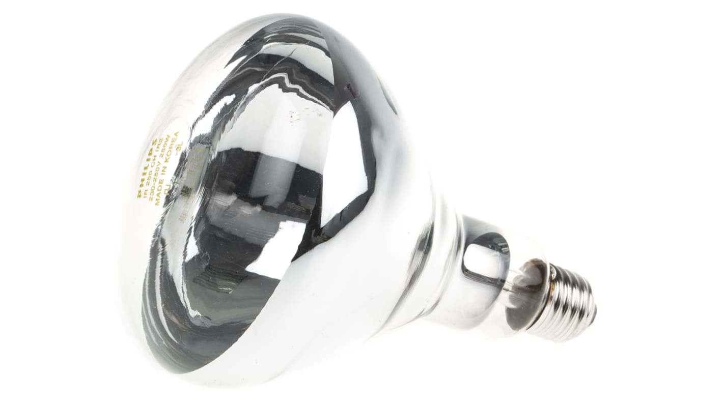 IR250CH PAR38 Philips Lighting Melegítő lámpa 250 W, lámpa alsó rész: E27, 230/250 V, 2400K Átlátszó