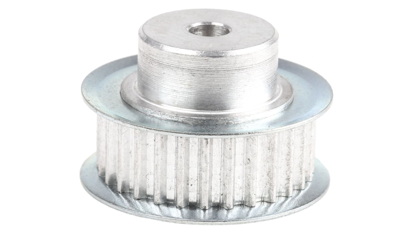 Poulie pour courroie crantée en Aluminium 28 dents , pas de 2.5mm, alésage 4mm