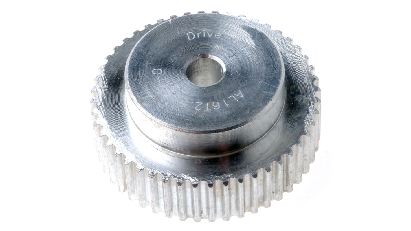 Poulie pour courroie crantée en Aluminium 48 dents , pas de 2.5mm, alésage 6mm