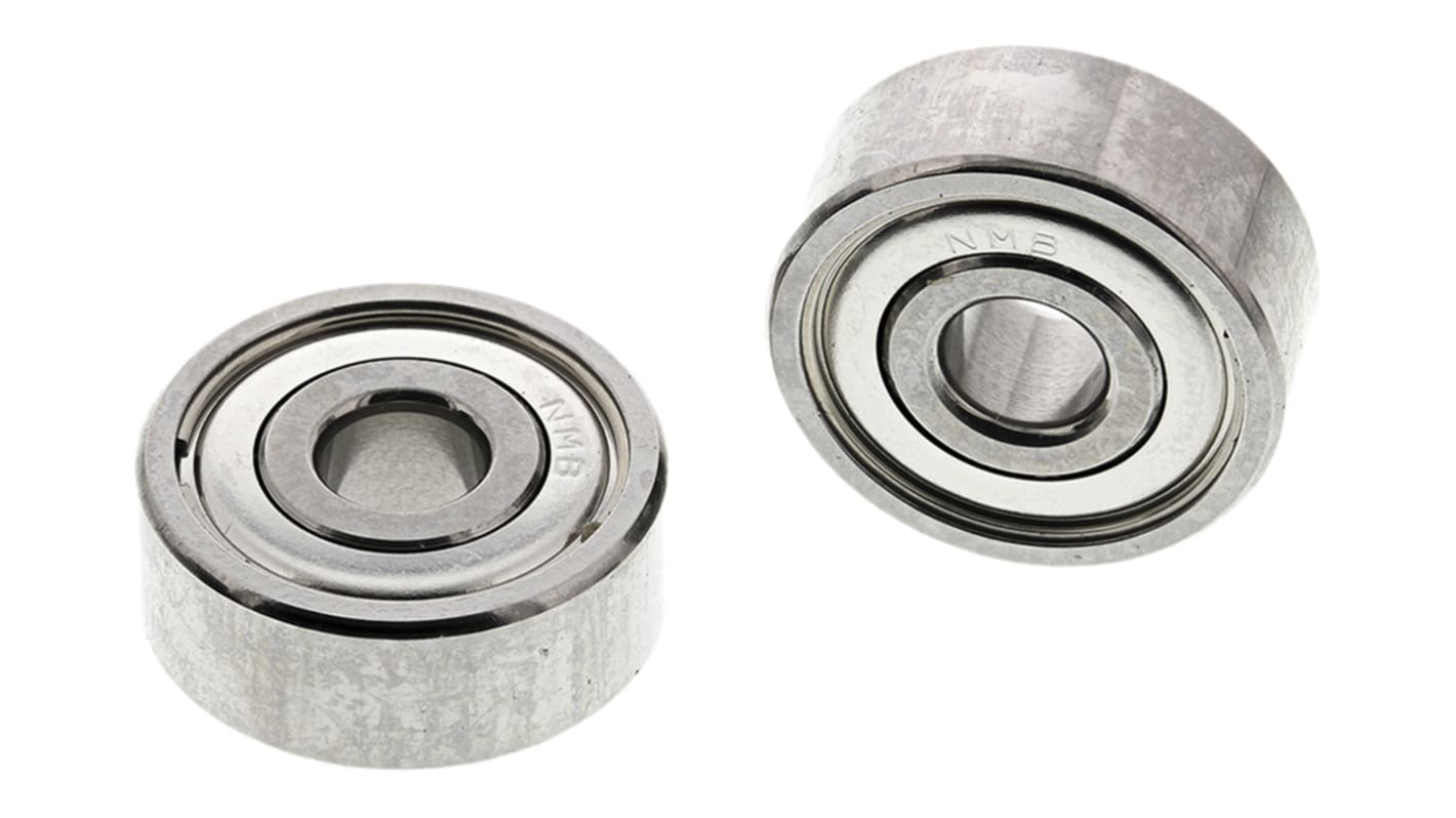 NMB DDR1340ZZMTRA5P24LY121 Double Row Deep Groove Ball Bearing- Both Sides Shielded 4mm I.D, 13mm O.D