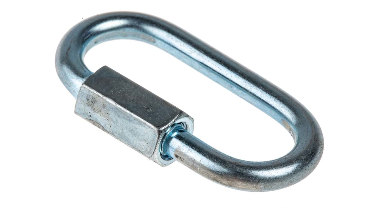 Maillon de chaîne, Acier Plaqué Zinc, dia. 3.5mm, longueur 36mm