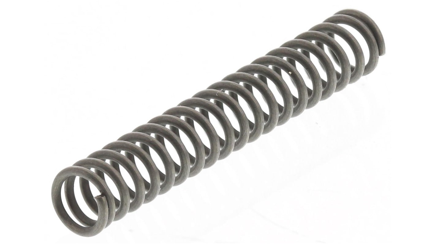 RS PRO Alloy Steel Compression Spring, 23.5mm x 3.7mm, 1.05N/mm