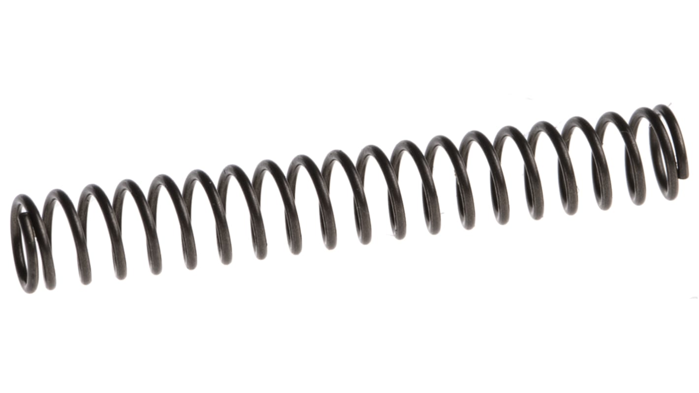 RS PRO Druckfeder, Aussen ø 8.63 mm Außen-ø , L. 80.5 mm, Draht ø 0.63 mm, 20.6 mm, 0.17 N/mm, 10.5 N, Legierungsstahl