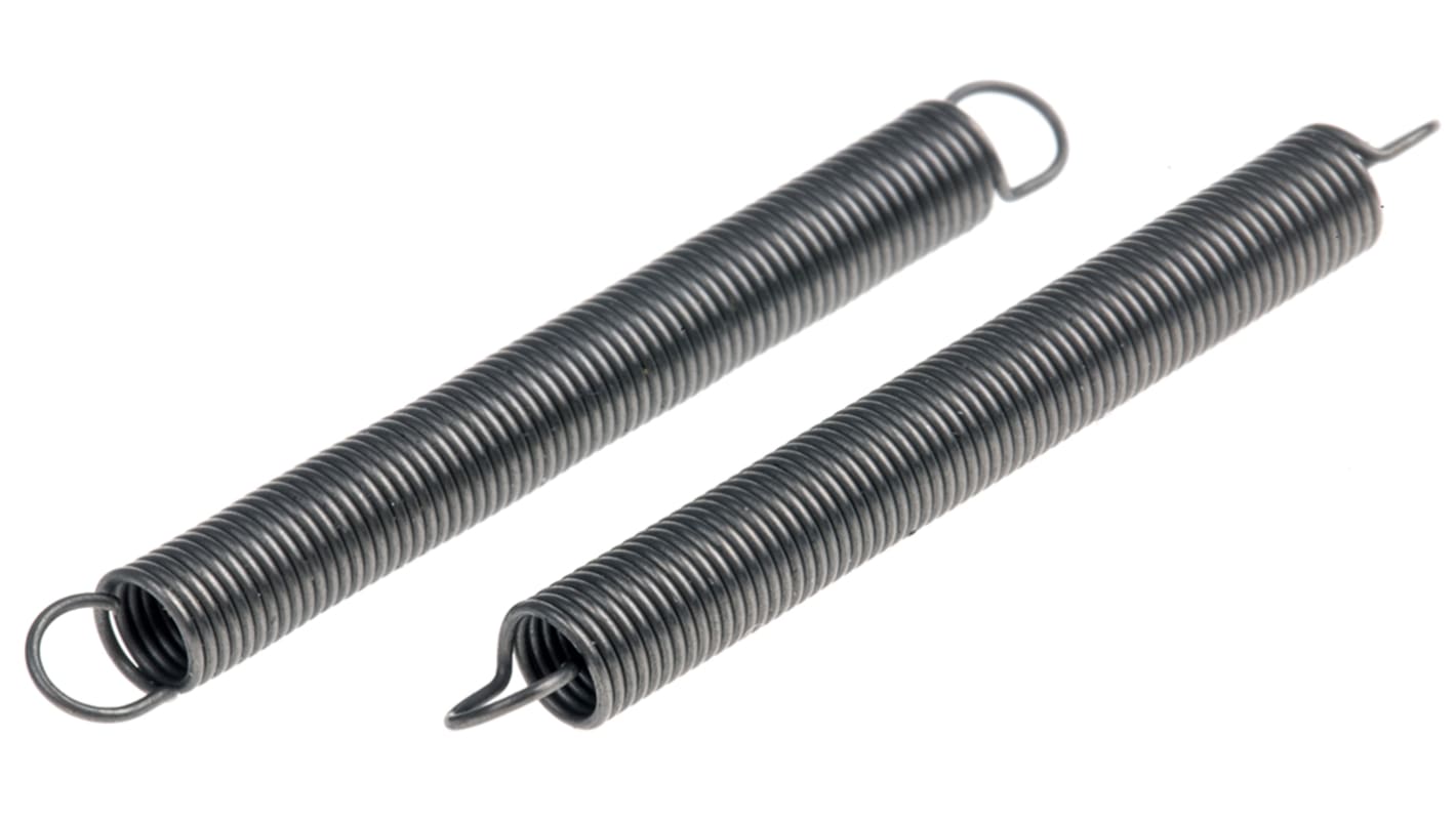 RS PRO Steel Extension Spring, 32.9mm x 3.6mm