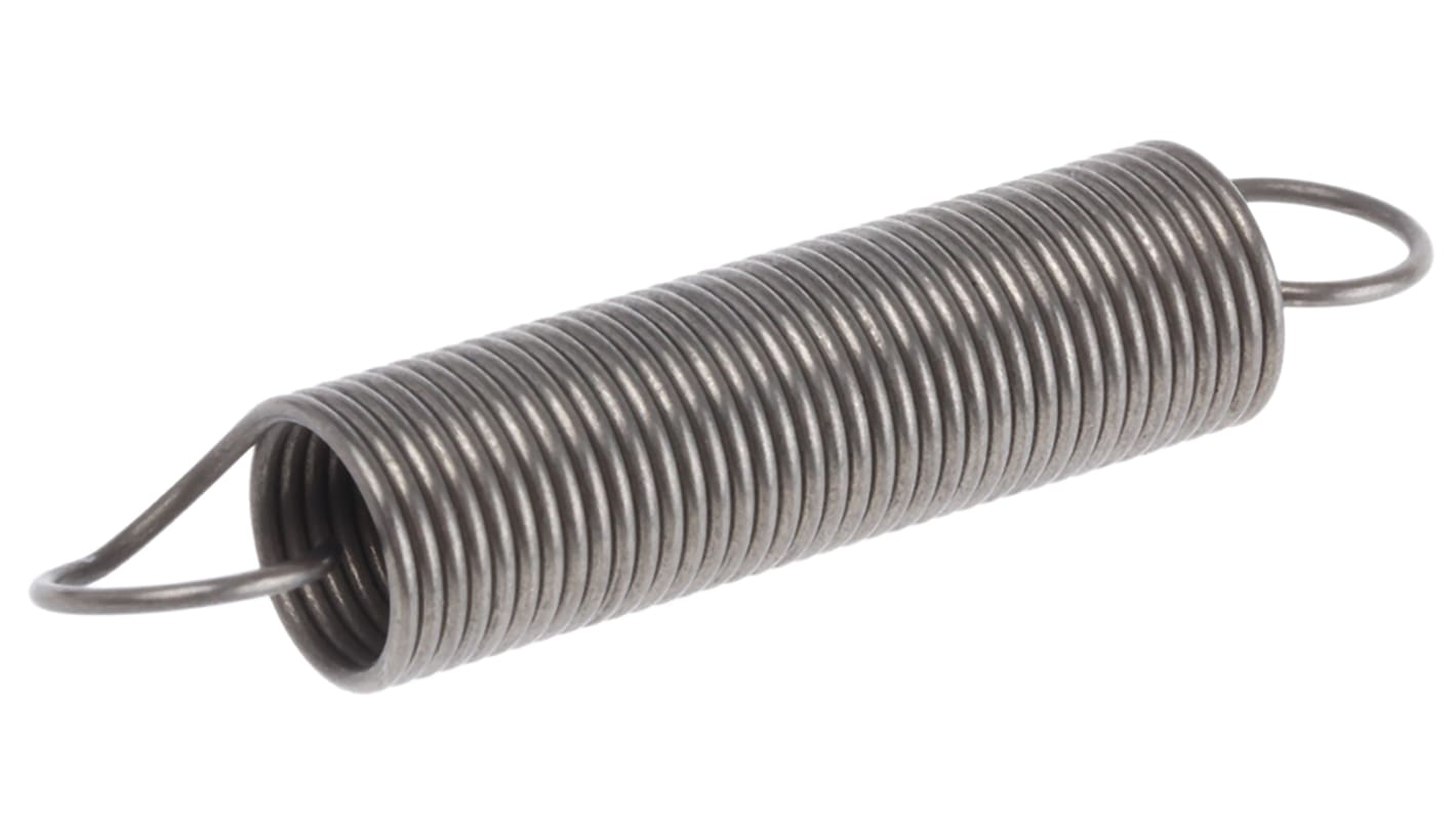 RS PRO Steel Extension Spring, 35mm x 7mm