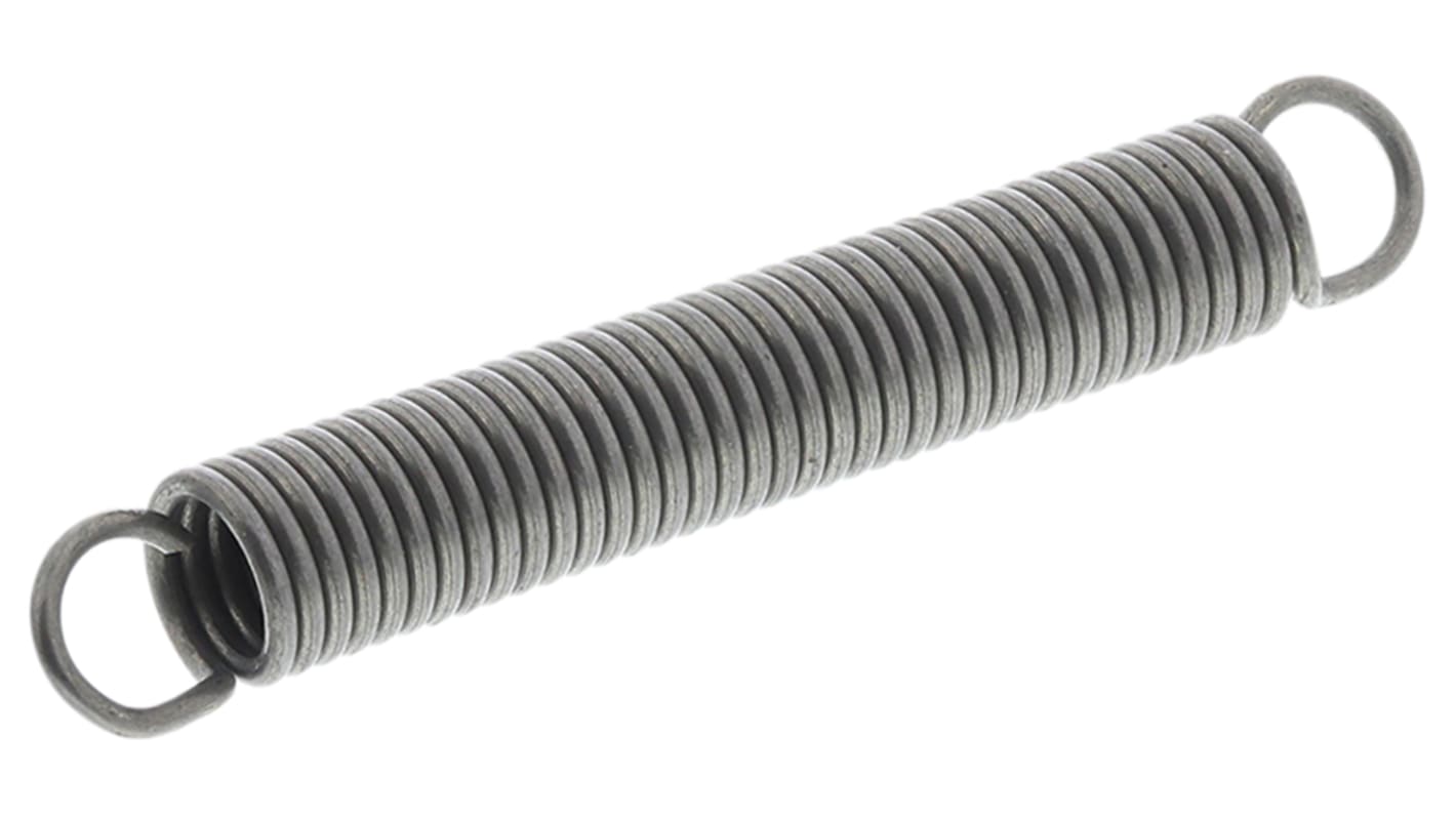 RS PRO Steel Extension Spring, 34.5mm x 5mm