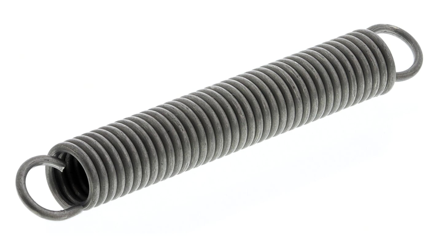 RS PRO Steel Extension Spring, 44.1mm x 6.3mm