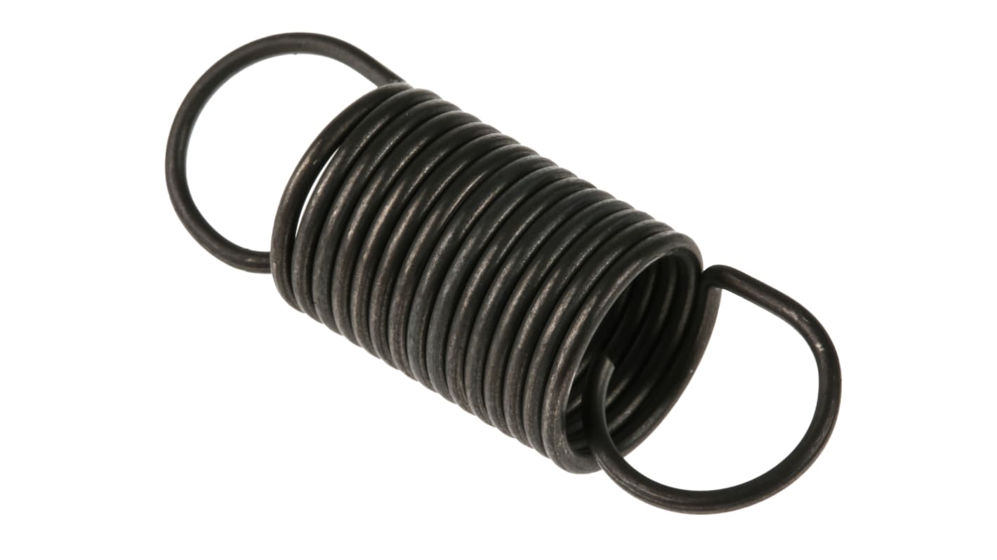 RS PRO Steel Extension Spring, 34.4mm x 12mm