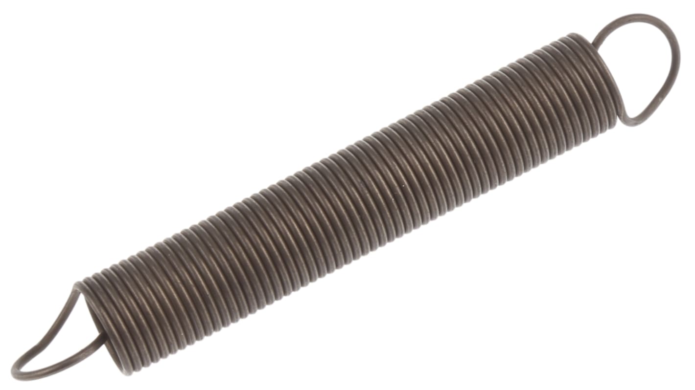 RS PRO Steel Extension Spring, 82.8mm x 12mm