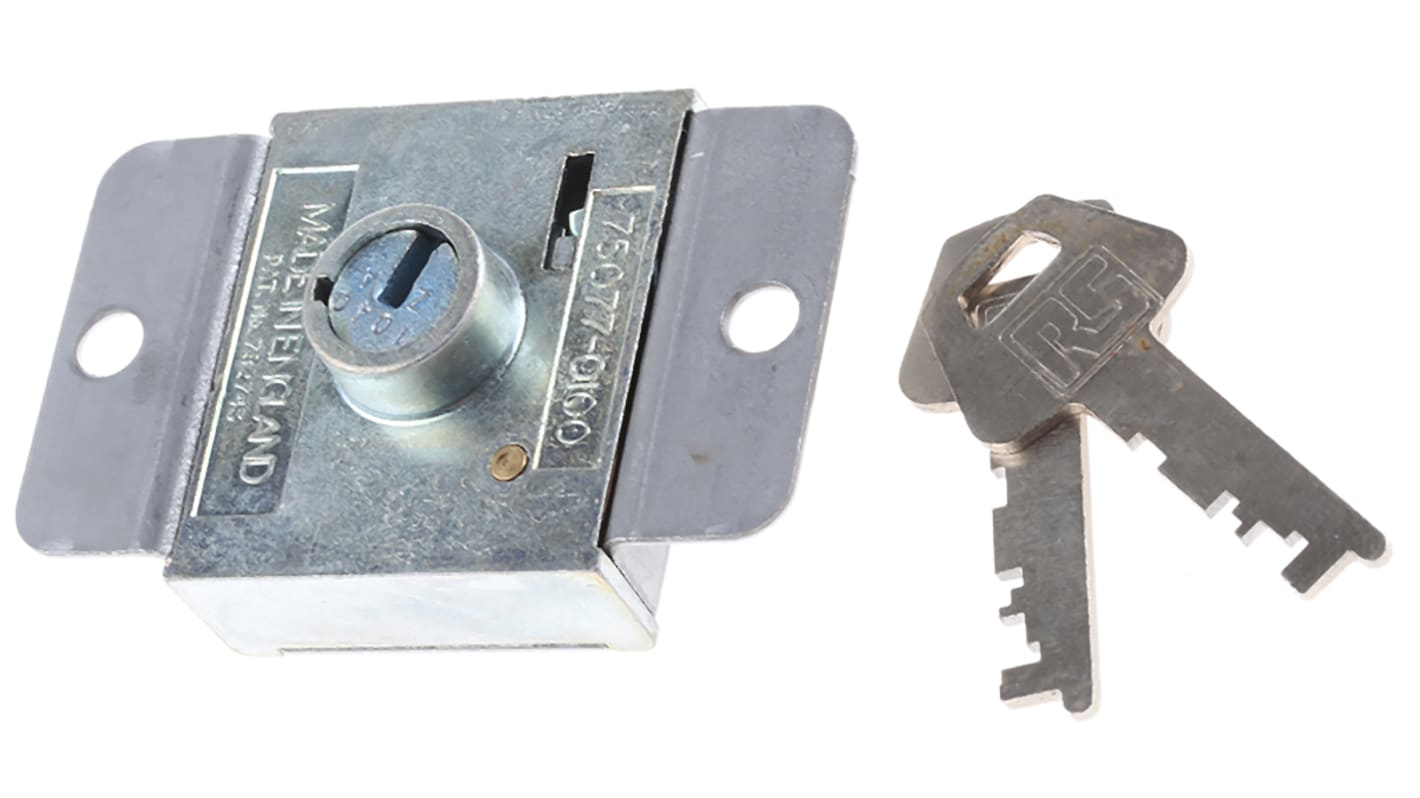 Euro-Locks a Lowe & Fletcher group Company Dørskudrigel Stål, kan aflåses med hængelås, 67 x 42.8mm 67mm