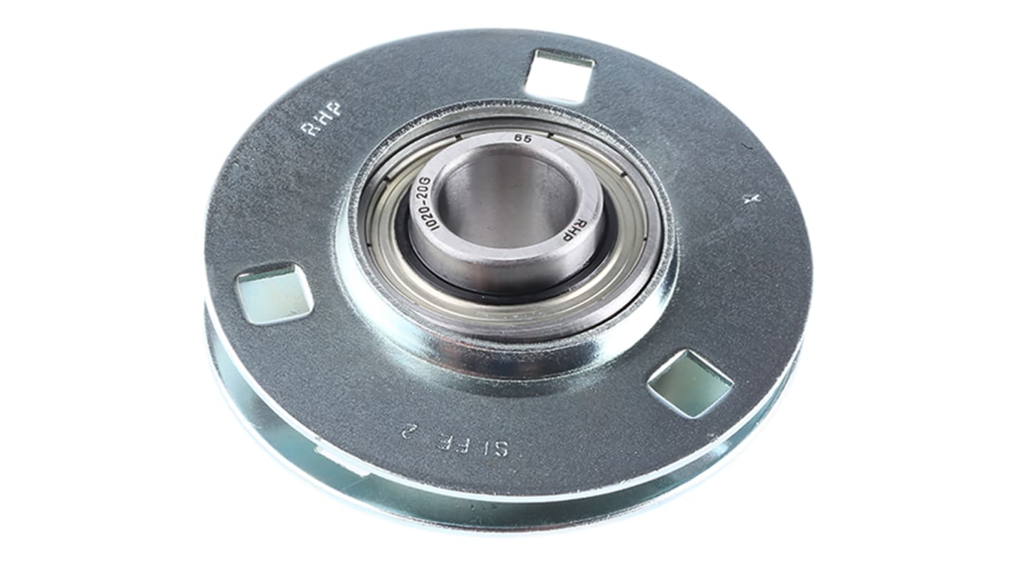 3 Hole Flange Bearing Unit, SLFE20, 20mm ID