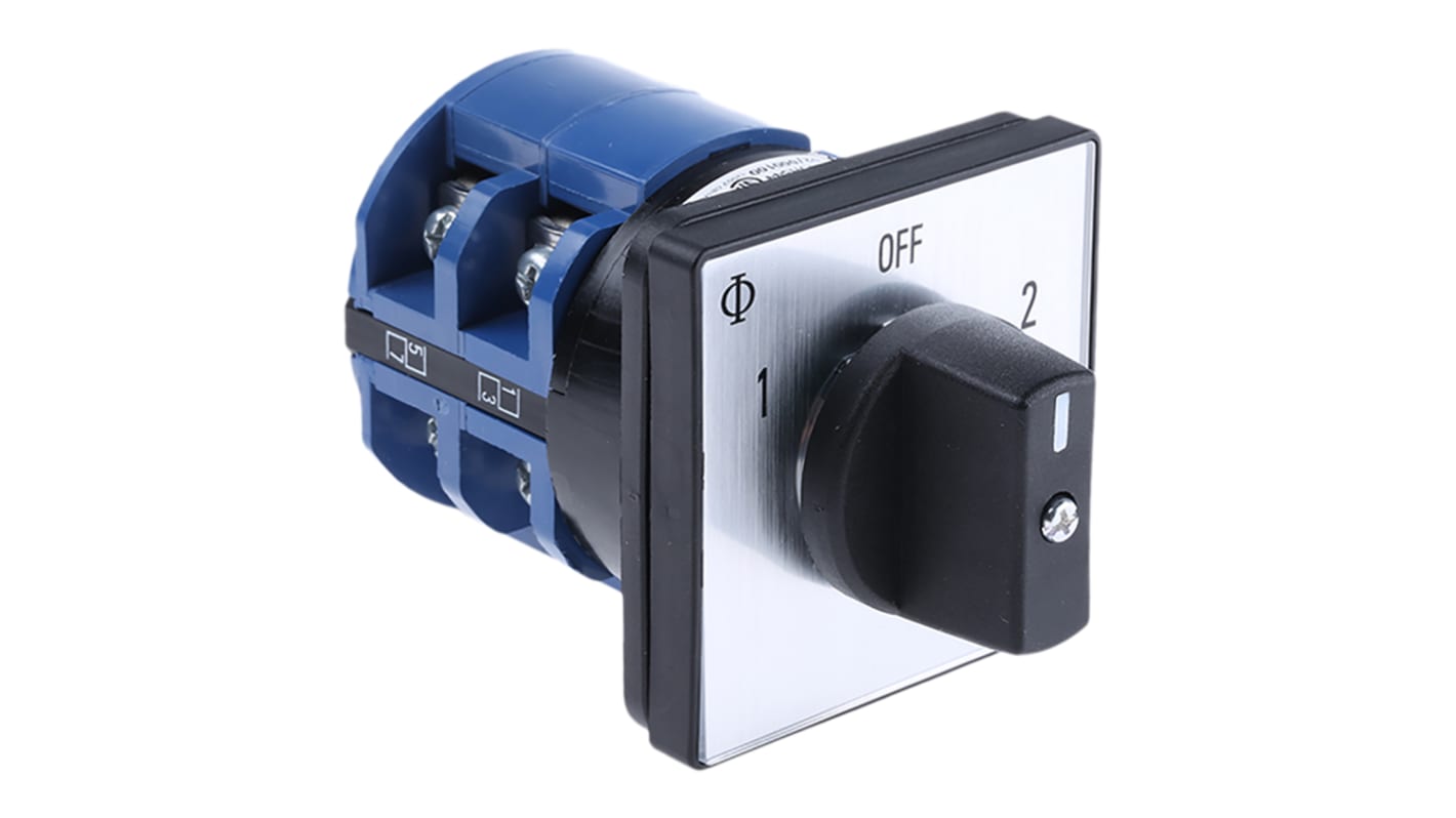 Kraus & Naimer, DP 3 Position Double Throw Cam Switch, 50A