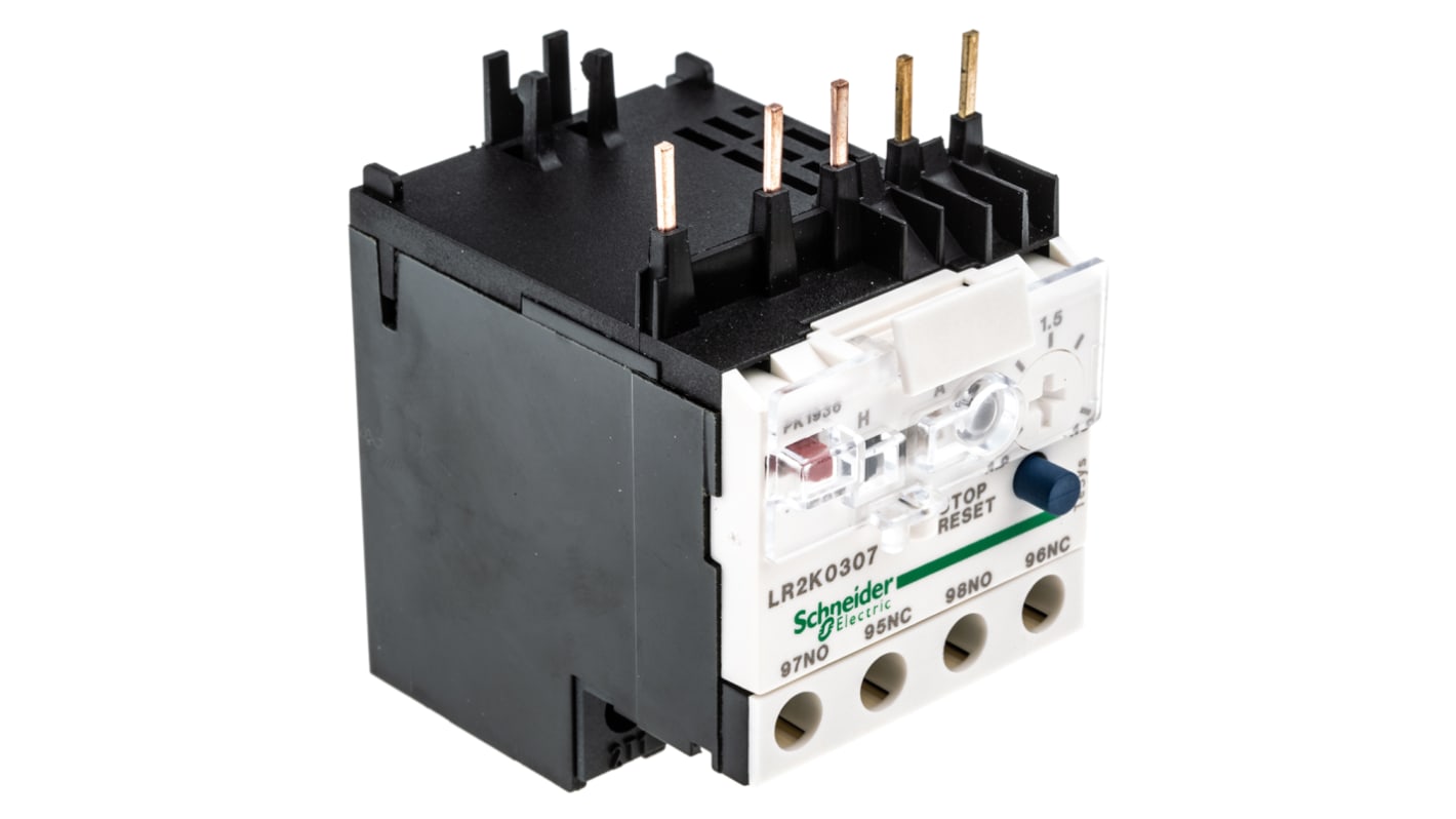 LR2K0307 | Schneider Electric LR2K Thermal Overload Relay 1NO + 1NC, 1. ...
