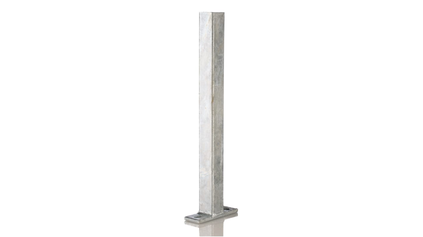 Bras en porte-à-faux de longueur 450mm, dimensions de la base 135 x 45mm, Acier