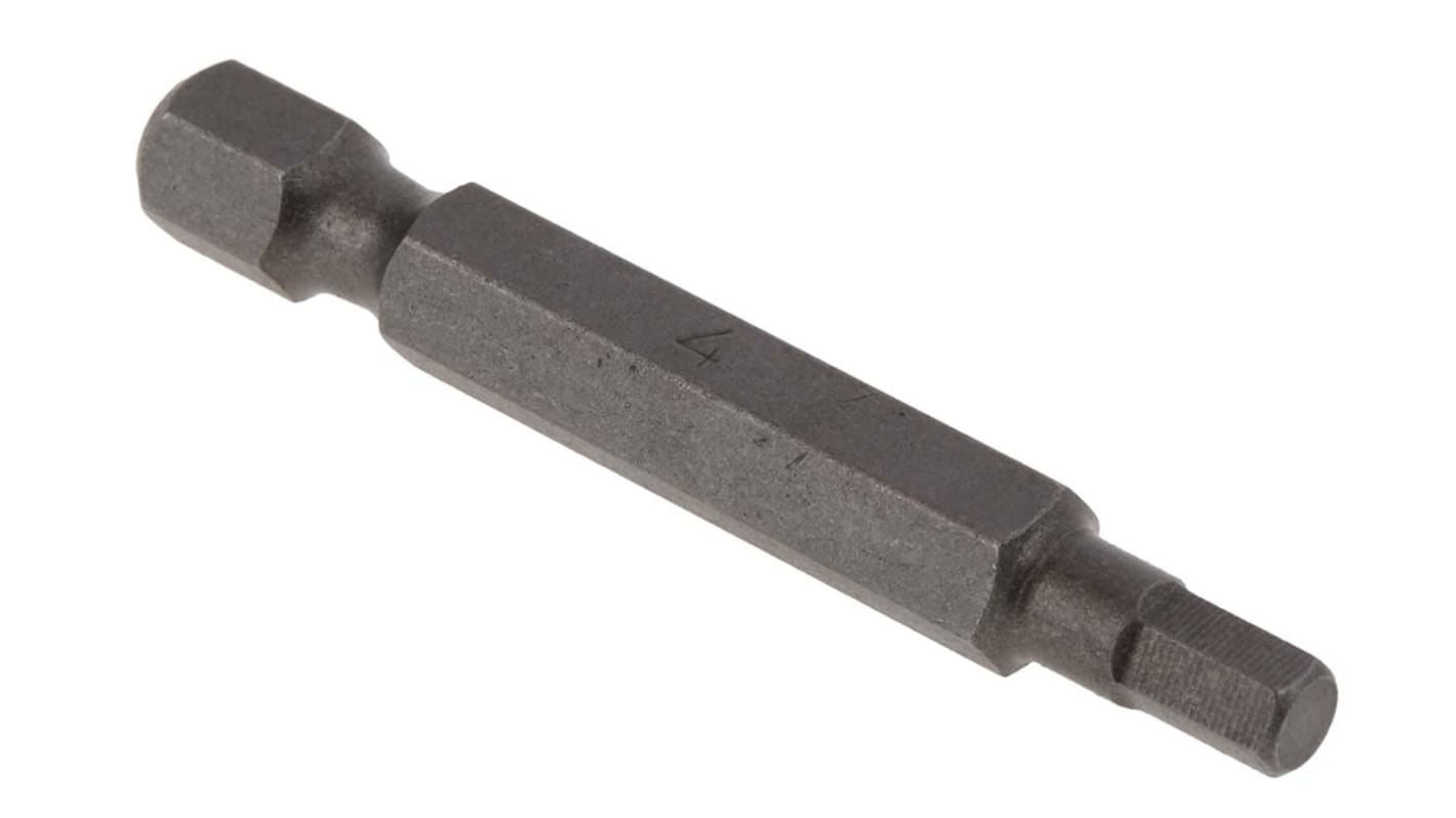 RS PRO Hexagon Screwdriver Bit, Hex 4 Tip