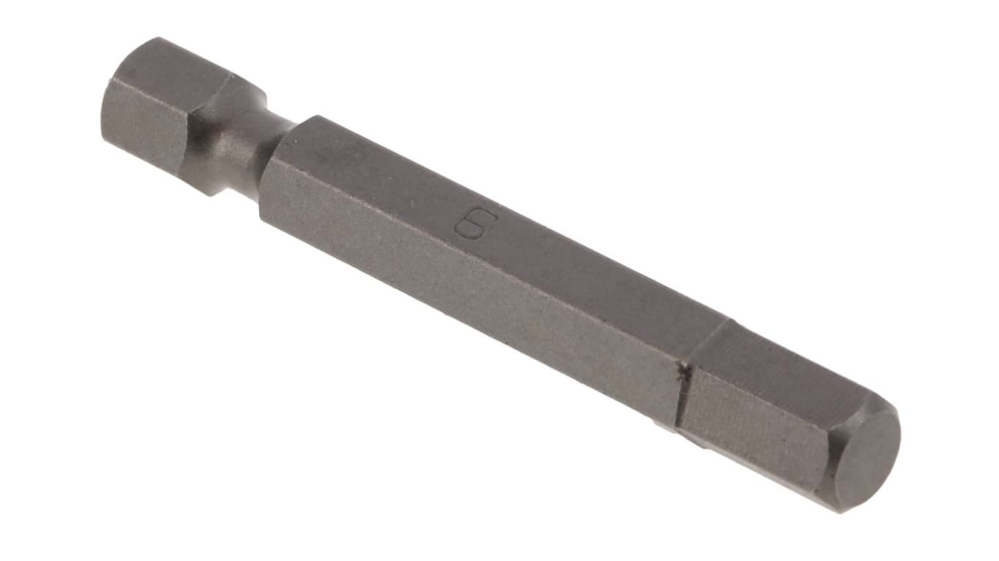 RS PRO Hexagon Screwdriver Bit, 6 mm Tip