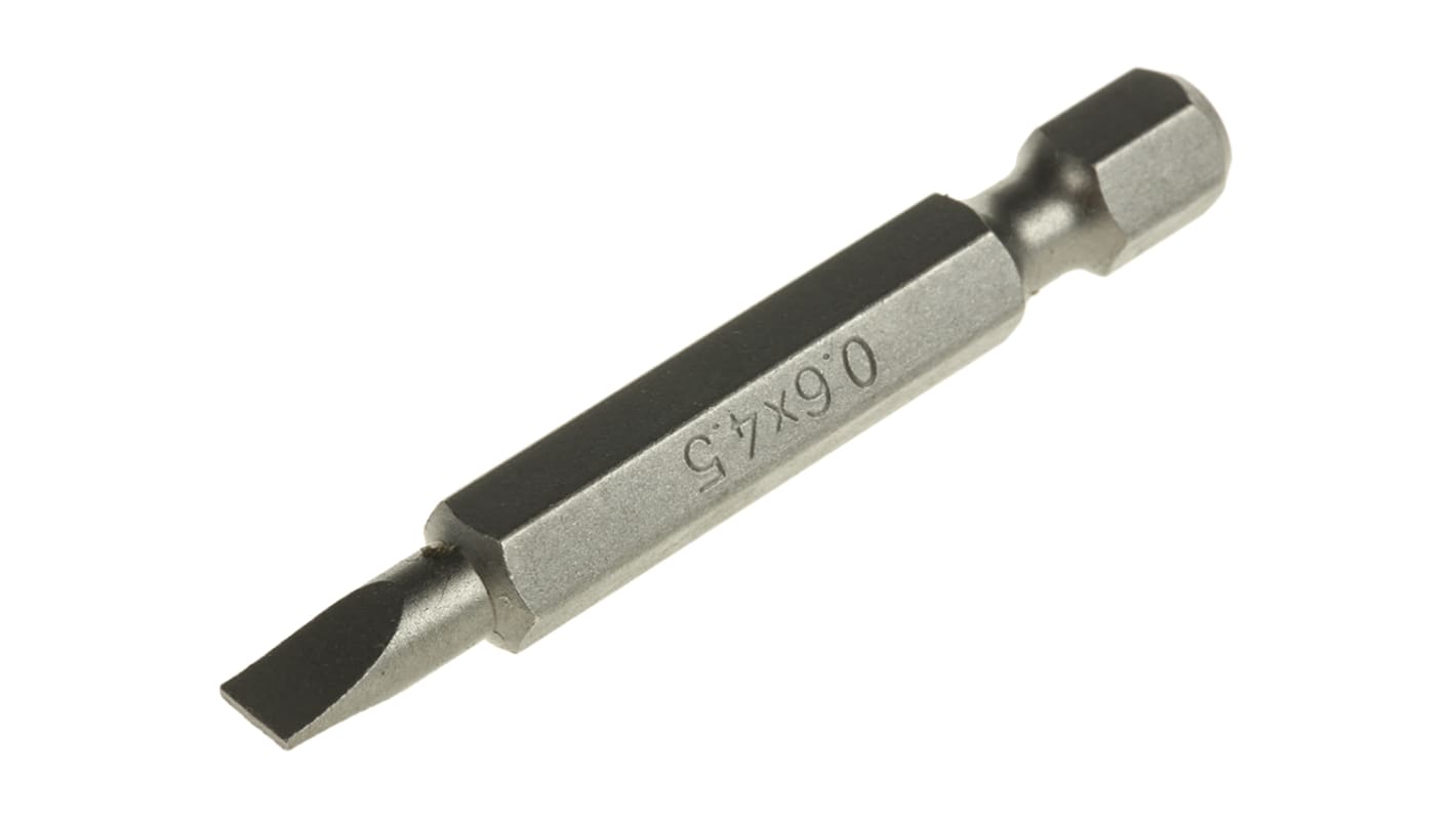 RS PRO Slotted Screwdriver Bit, SL4.5 Tip RS