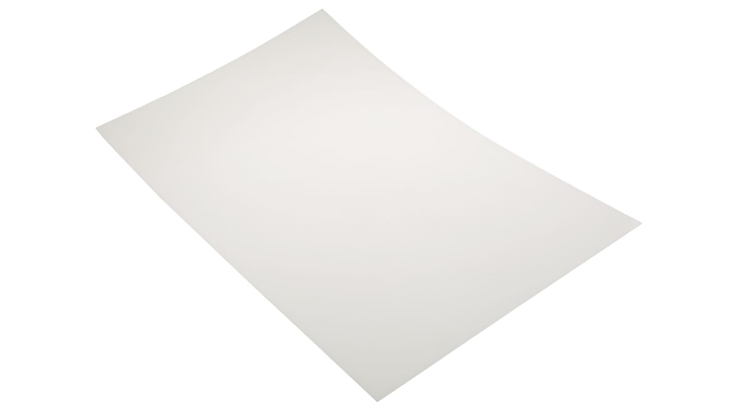 Plast mellemlægsplade Hvid Polyester, 457mm x 305mm x 0.25mm