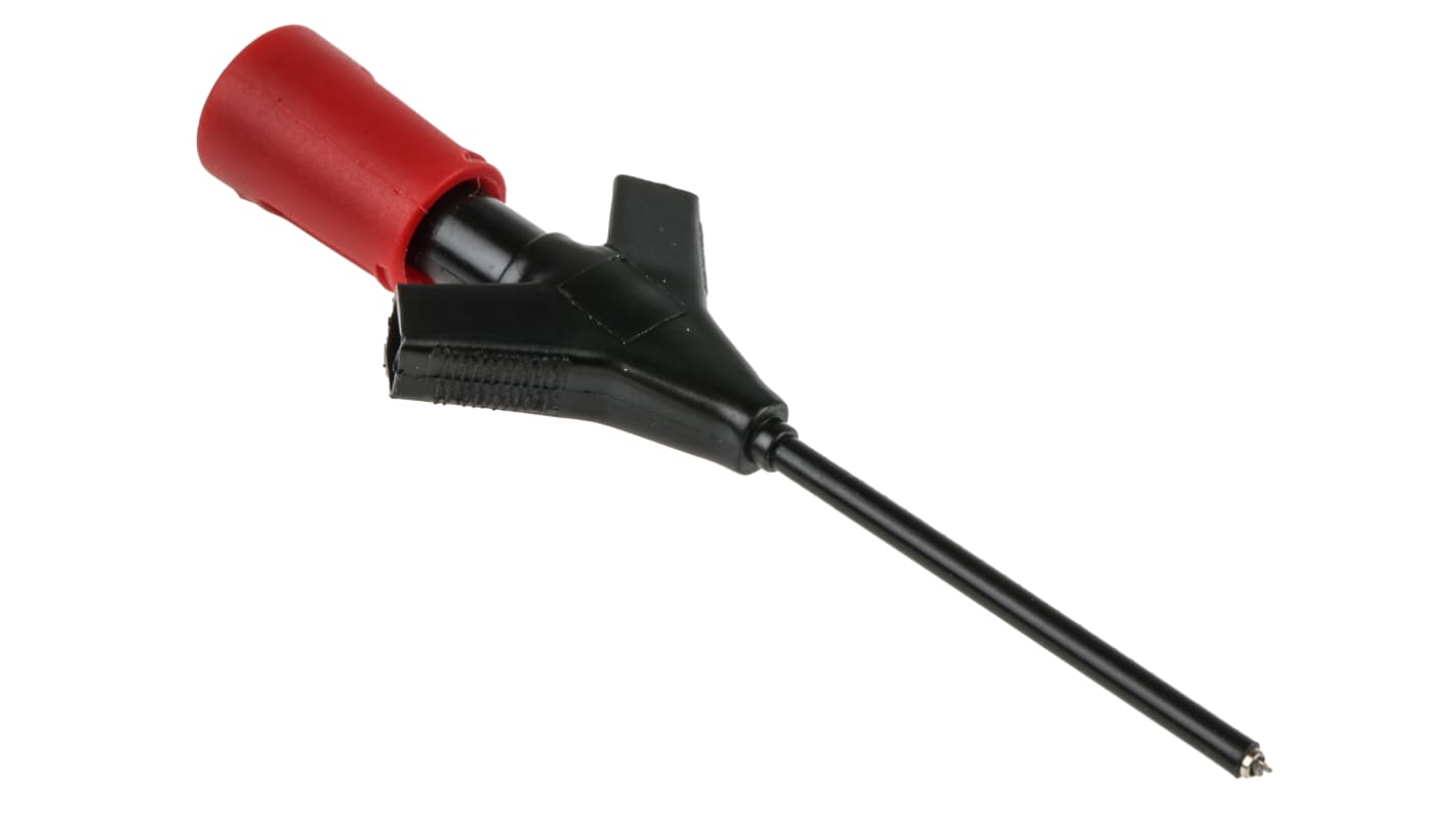 973972101 | Hirschmann Test & Measurement Red Grabber Clip with Pincers ...