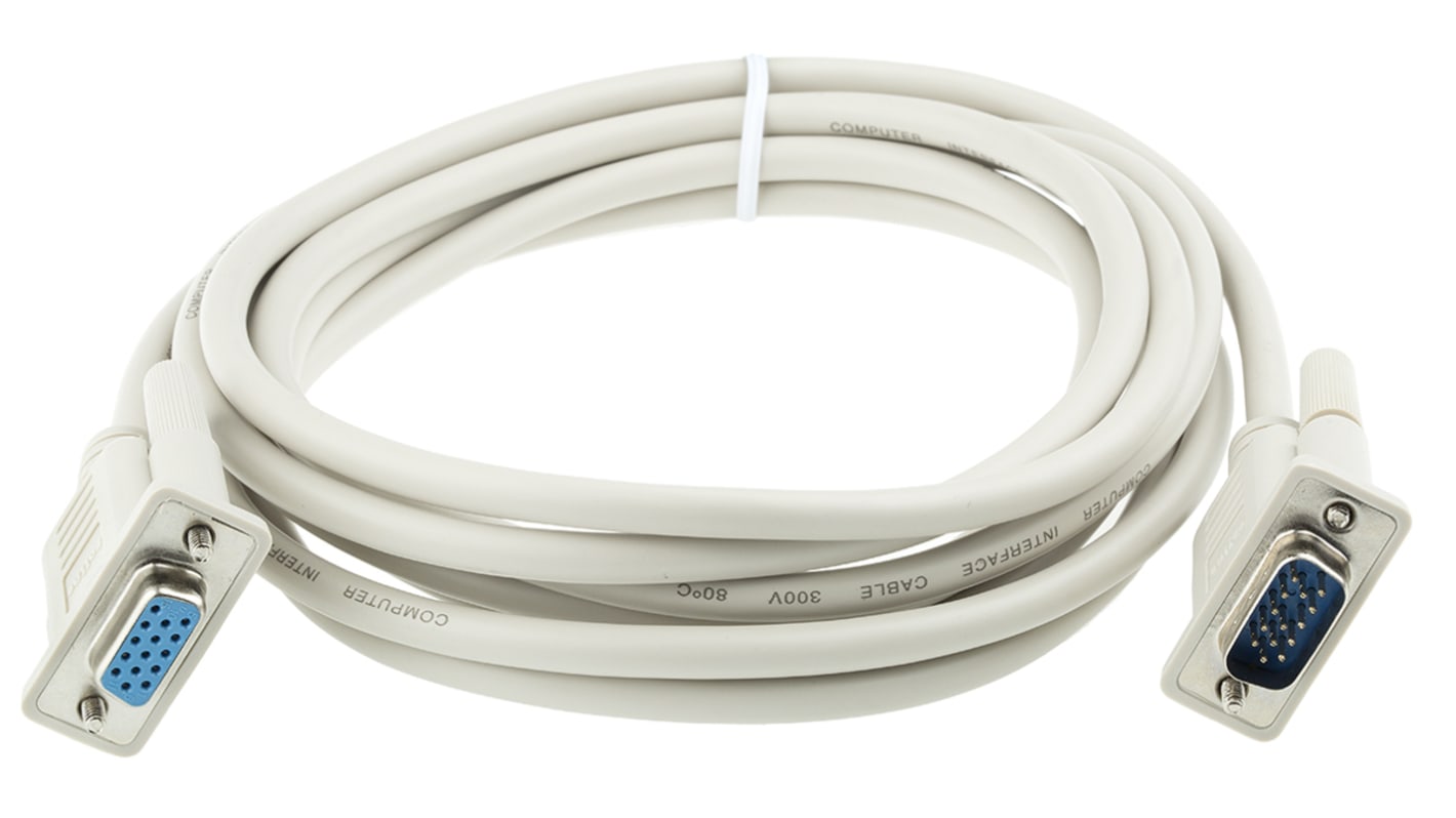 Roline VGA-Kabel, 3m Grau