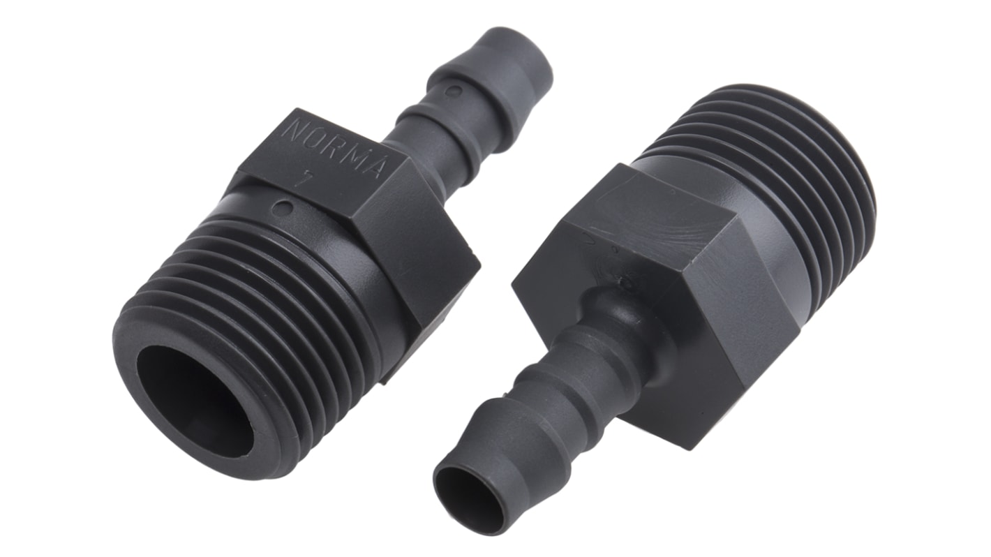 RS PRO Hose Connector, Straight Hose Tail Adaptor, BSP 1/2in 8mm ID