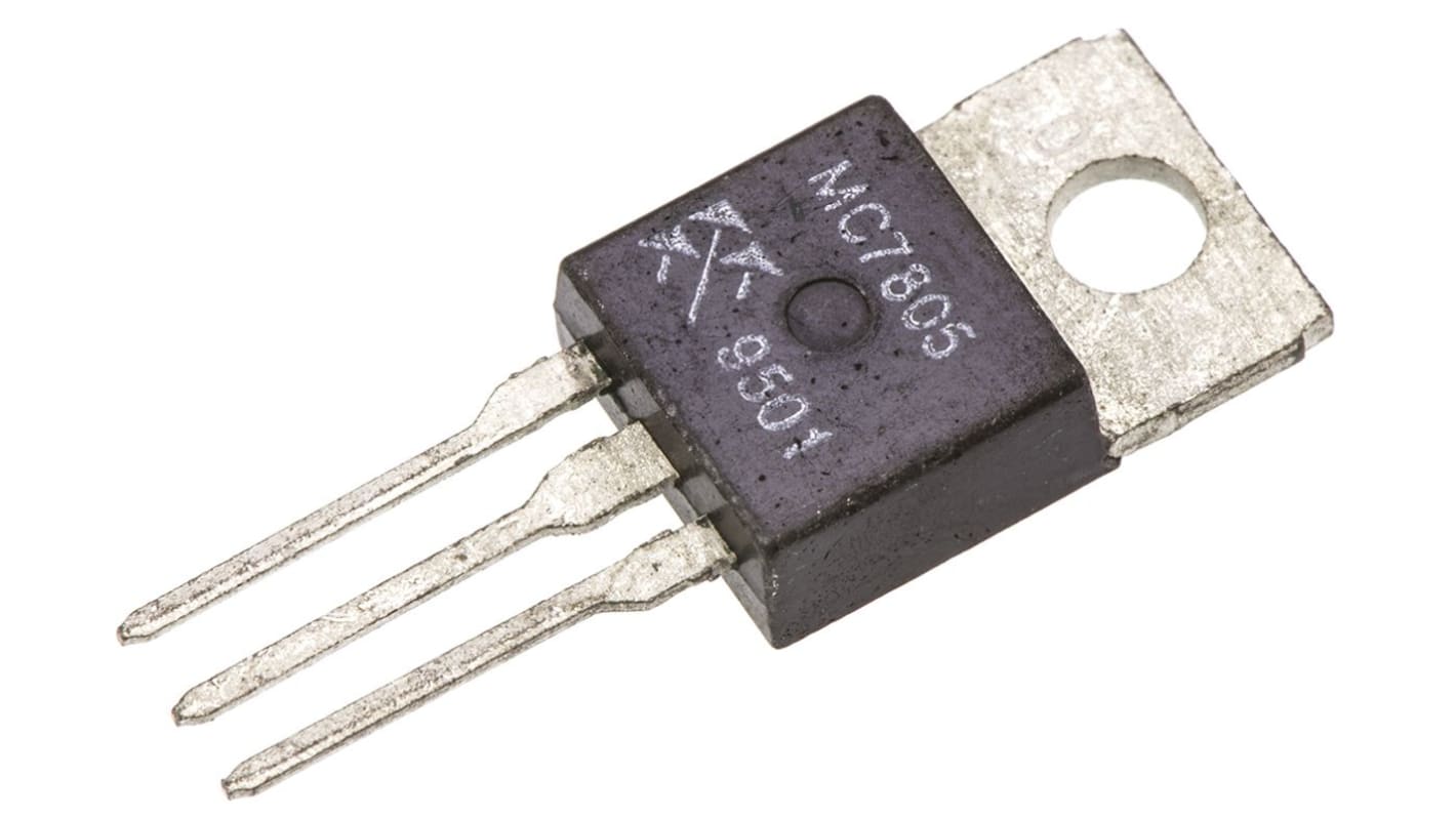 Magnatec, 5 V Linear Voltage Regulator, 1.5A, 1-Channel 3-Pin, TO-220AB MC7805-MAG