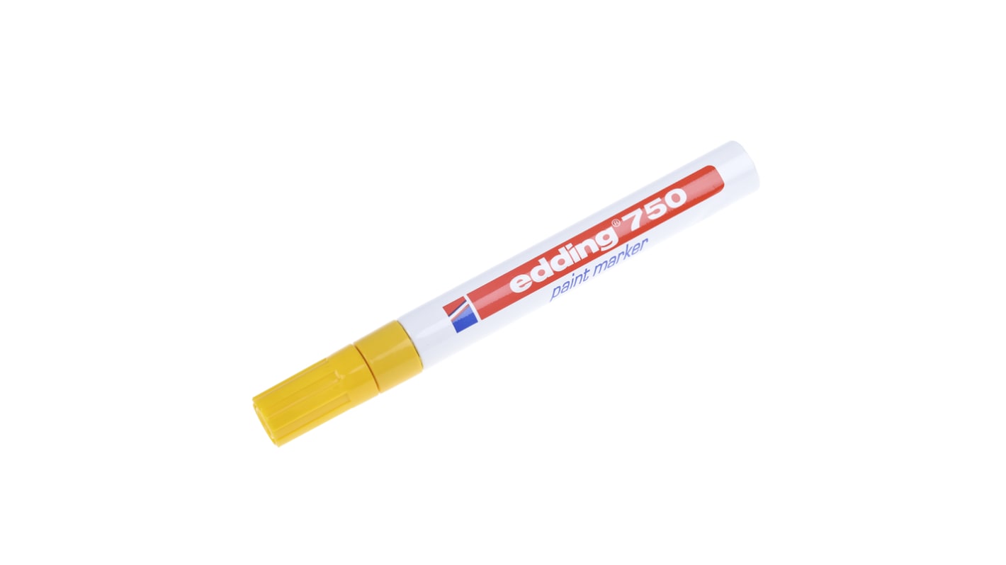 750005 Edding Yellow 2 → 4mm Medium Tip Paint Marker Pen for use