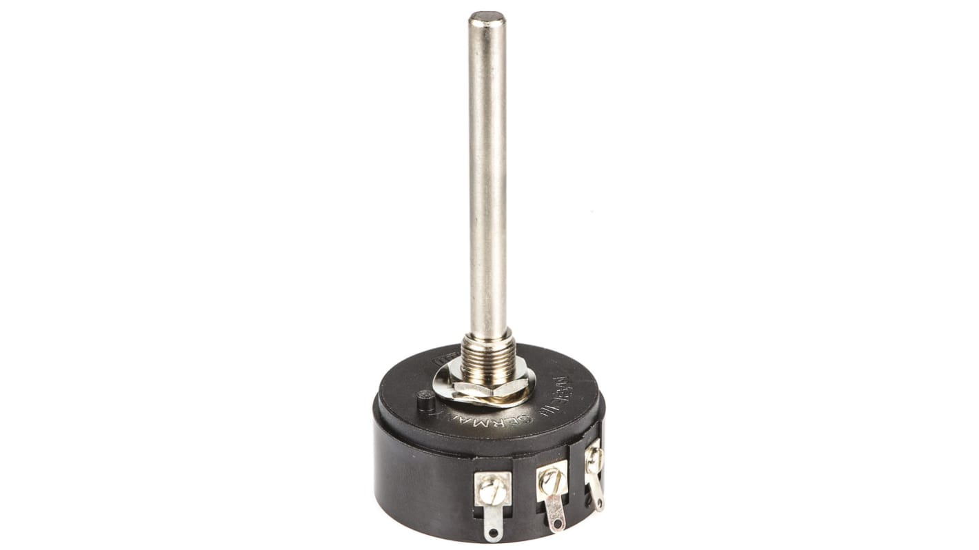 RS PRO 500Ω Rotary Potentiometer Panel Mount