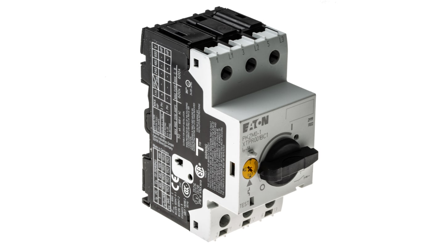 Eaton 1 A Motor Protection Circuit Breaker, 690 V