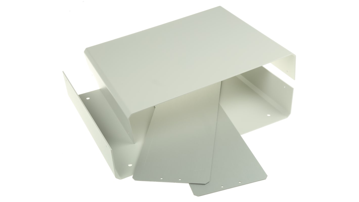 Caja para instrumentación METCASE de Aluminio Gris, 300 x 367 x 134mm, IP40