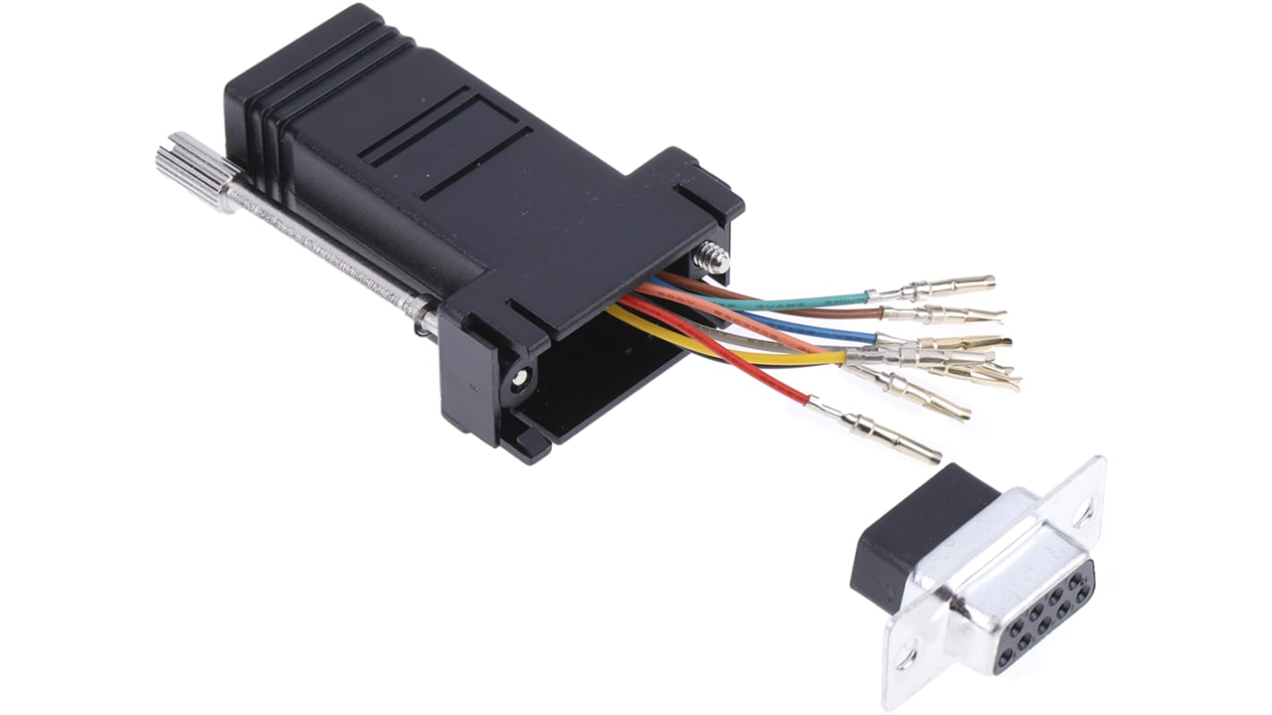 Adaptador D-Sub RS PRO de D-Sub de 9 vías Hembra a RJ45 Hembra