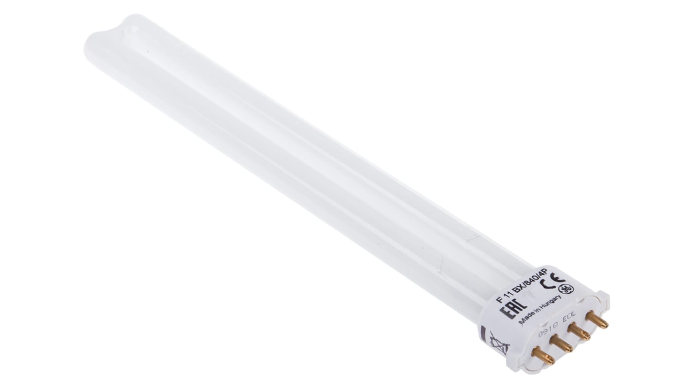 GE, 4 Pin, Non Integrated Compact Fluorescent Bulbs, 11 W, 4000K, Cool White