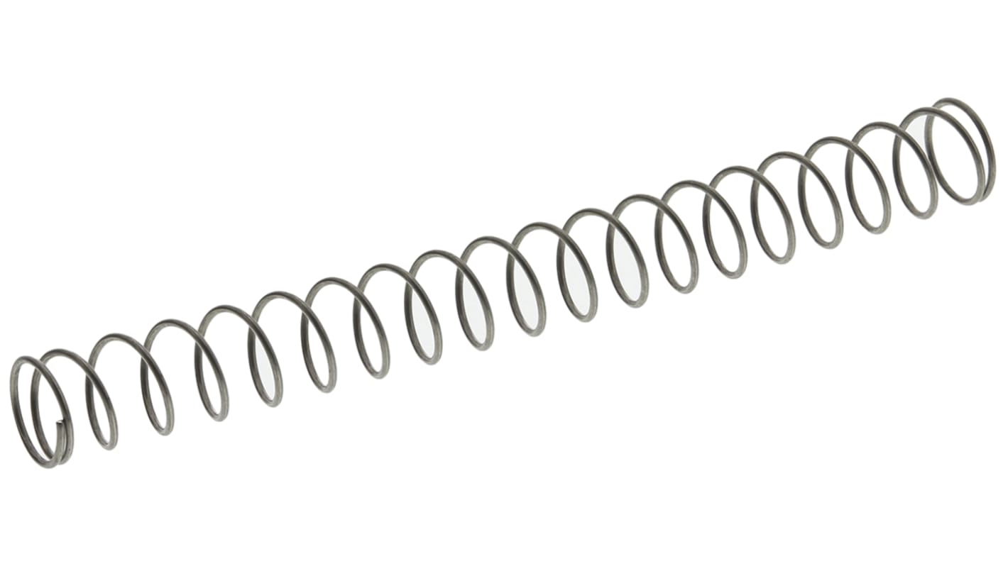 RS PRO Stainless Steel Compression Spring, 41.9mm x 4.32mm, 0.08N/mm