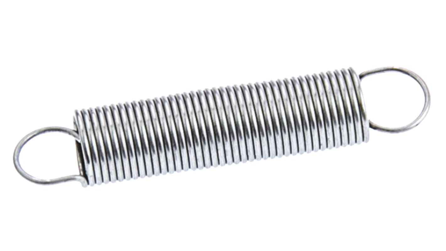 RS PRO Stainless Steel Extension Spring, 27.7mm x 5.5mm RS