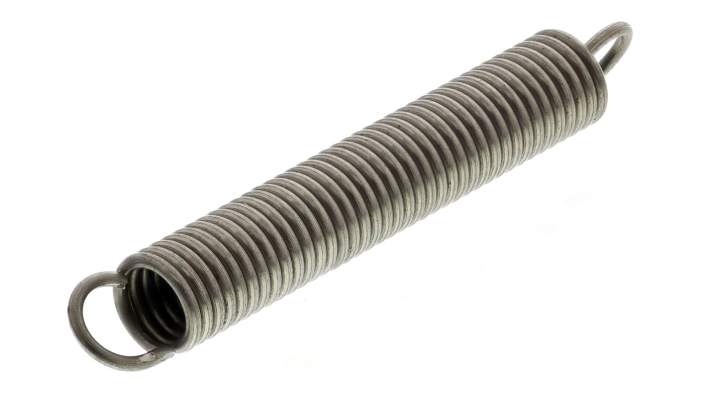 RS PRO Stainless Steel Extension Spring, 34.5mm x 5mm