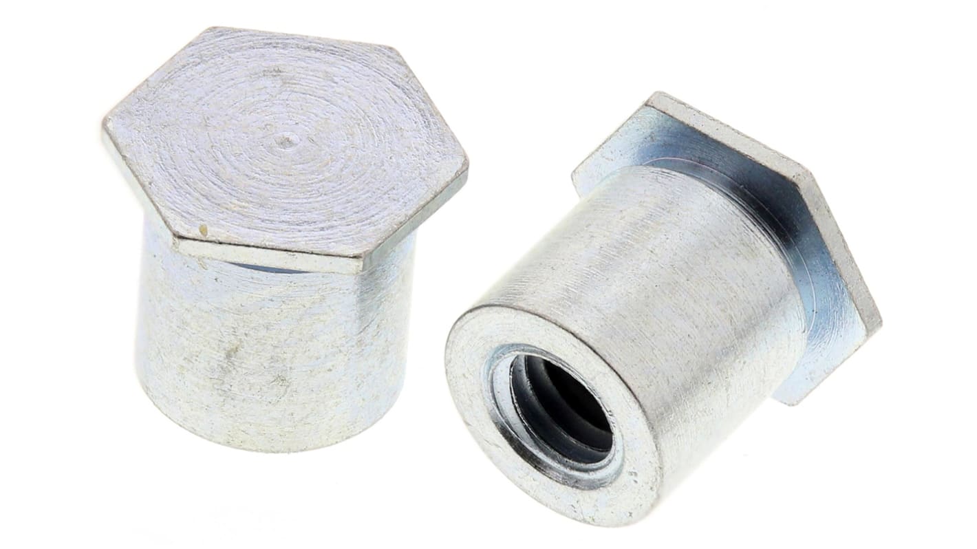 Aislador de autorremache RS PRO Acero Galvanizado, M3