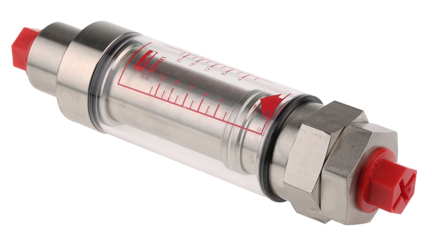 FM.26 222 119 Parker Flow Meter, 2 L/min Min, 20 L/min Max RS