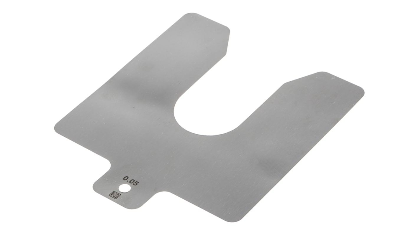 Stainless Steel PreCut Shim, 100mm x 100mm x 0.05mm RS