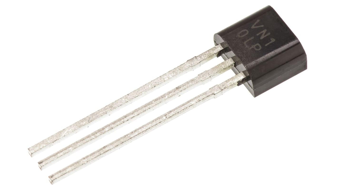 N-Channel MOSFET, 270 mA, 60 V, 3-Pin E-Line Diodes Inc VN10LP