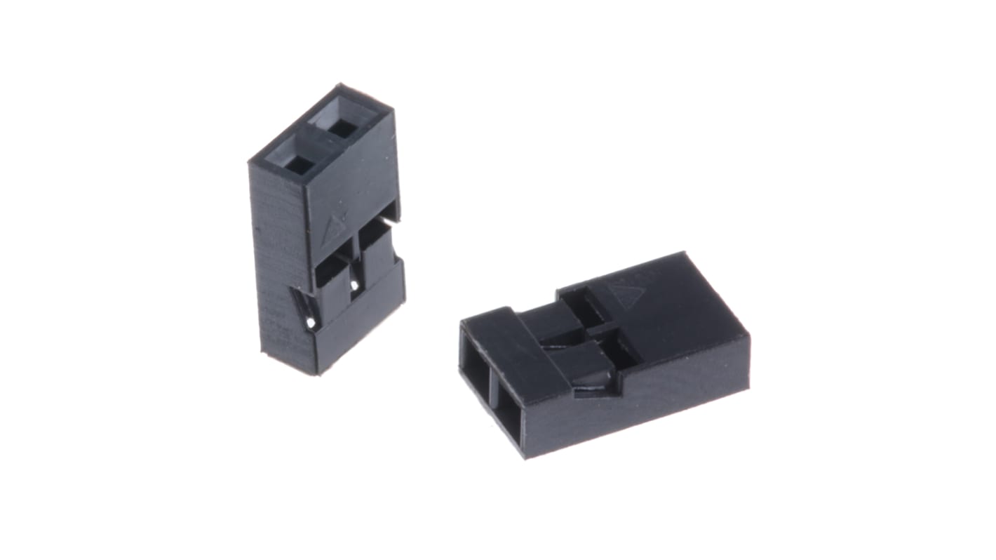 Carcasa de conector de crimpado Swann-Morton M22-3010200, Serie M22-30, paso: 2mm, 2 contactos, , 1 fila filas, Recto,