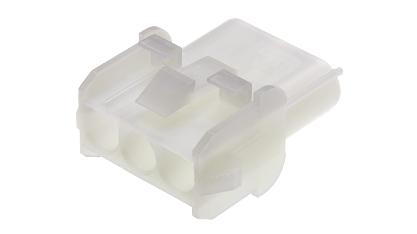 TE Connectivity, Universal MATE-N-LOK Female Connector Housing, 6.35mm Pitch, 3 Way, 1 Row