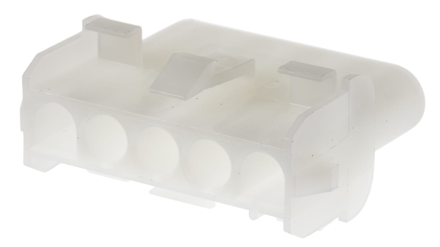 TE Connectivity, Universal MATE-N-LOK Female Connector Housing, 6.35mm Pitch, 5 Way, 1 Row