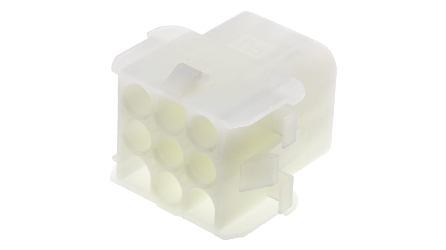 TE Connectivity, Universal MATE-N-LOK Female Connector Housing, 6.35mm Pitch, 9 Way, 3 Row