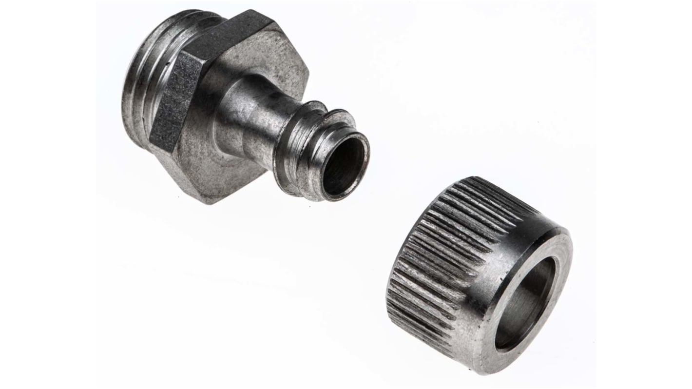 Kopex Rørfitting, Lige, 316 rustfrit stål, nominal størrelse: 10mm, IP40 PG7