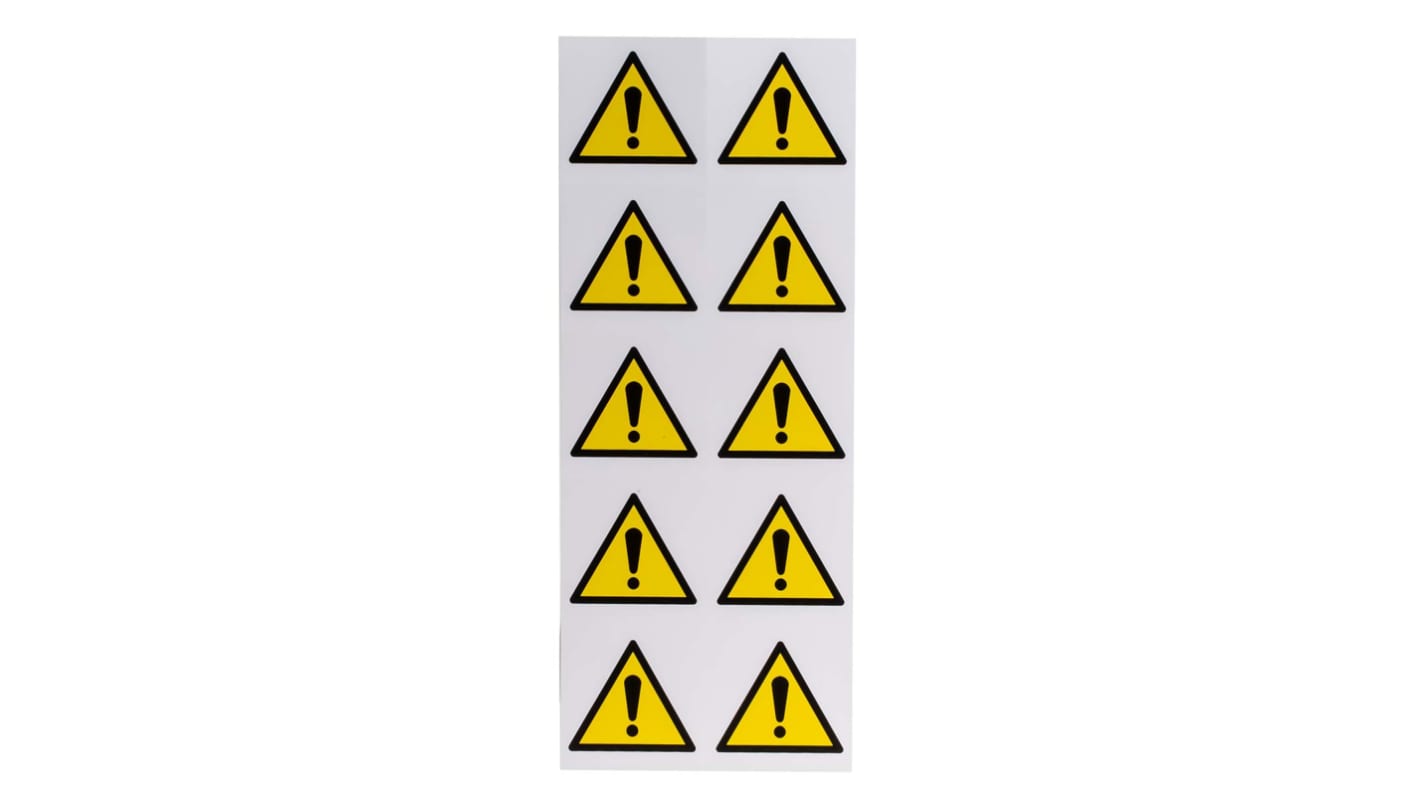 Etiqueta de advertencia y de peligro, tipo etiqueta con pictograma: Peligro, autoadhesivo, 50mm x 50 mm