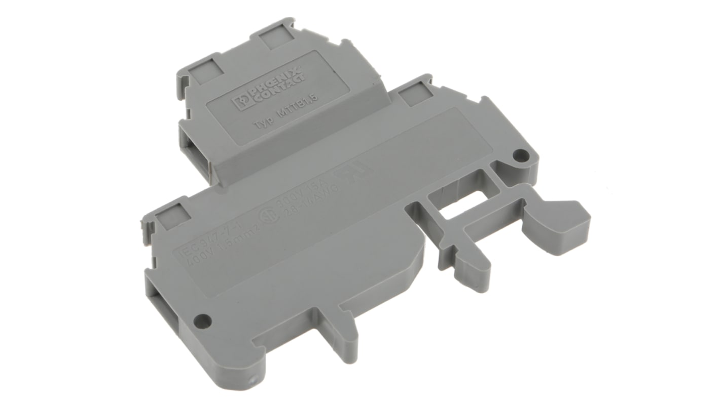 Phoenix Contact MTTB Series Grey Double Level Terminal Block, 0.14 → 1.5mm², Double-Level, Screw Termination