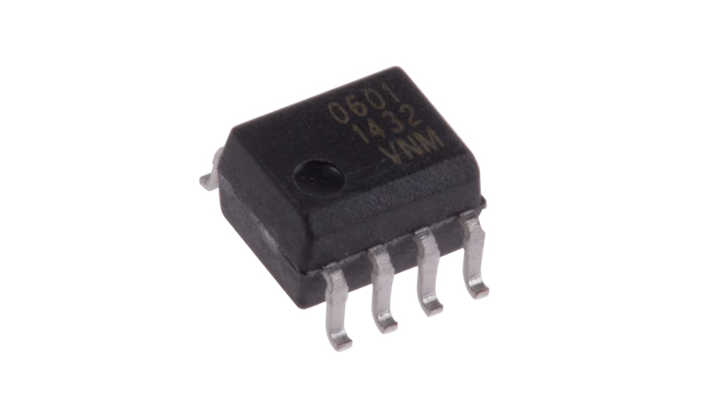 Broadcom SMD Optokoppler DC-In / Transistor-Out, 8-Pin SOIC, Isolation 3,75 kV eff