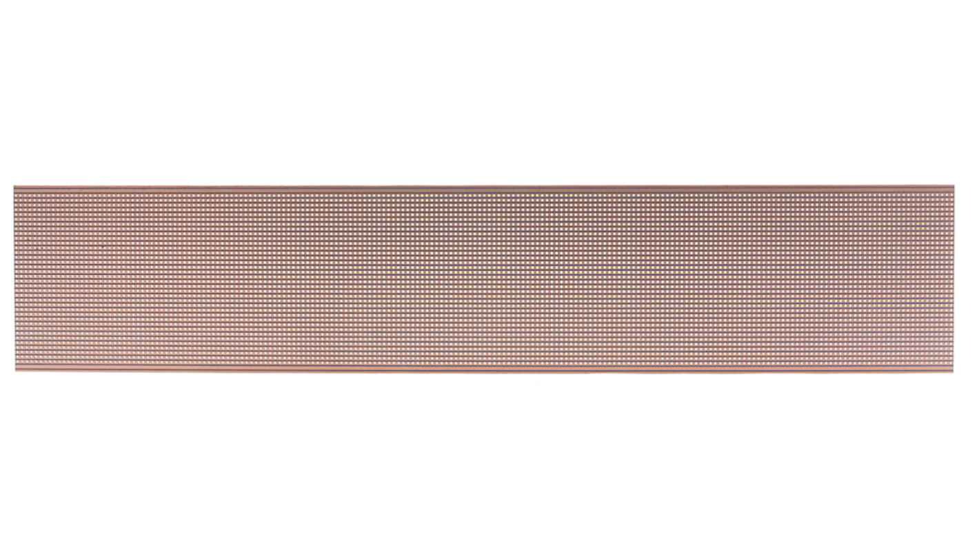 01-27568, Eksperimentalplade (breadboard) Prototypekort, 500 x 100 x 1.6mm