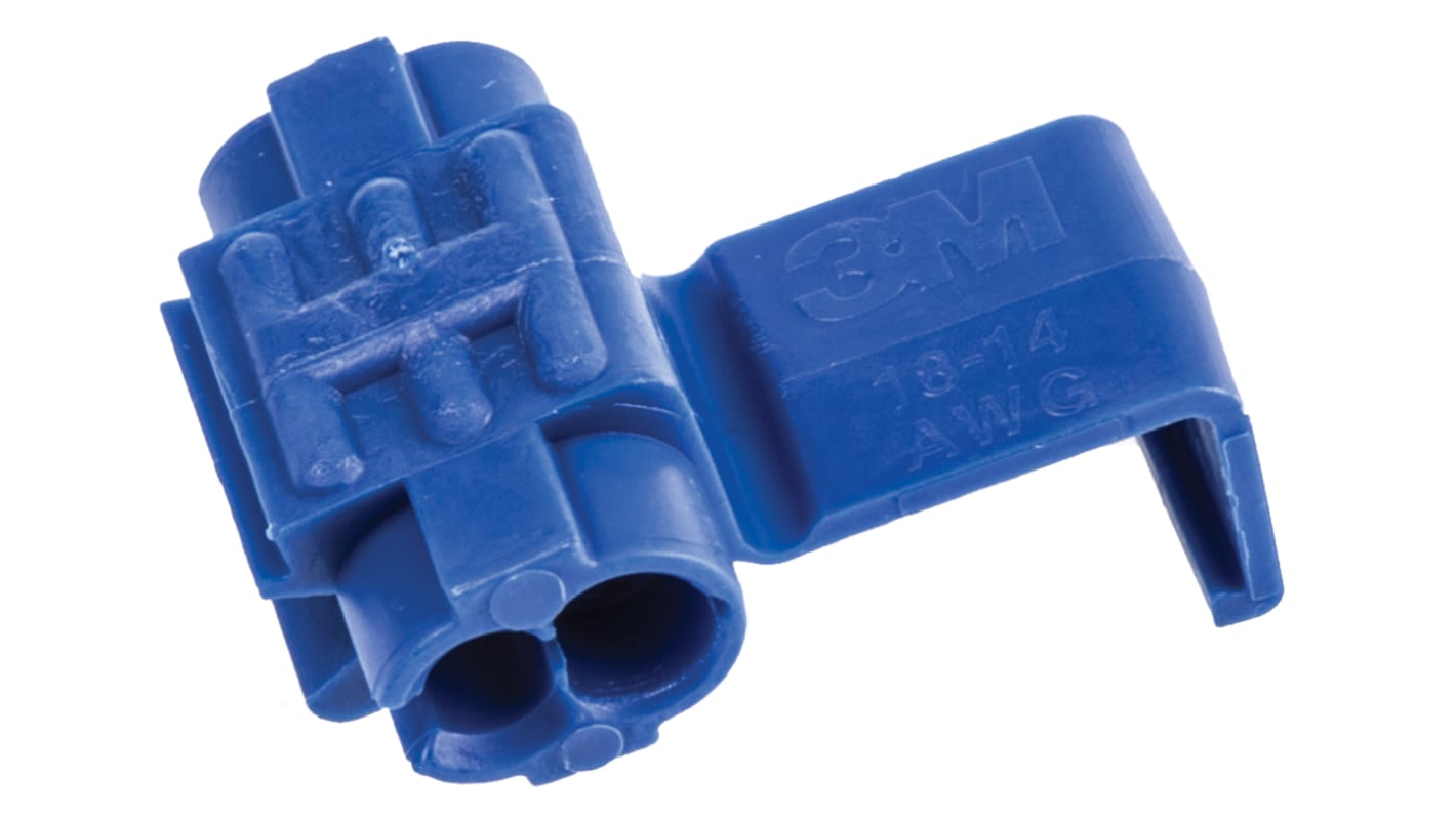 3M, Scotchlock 560B Tap Splice Connector, Blue, Insulated, Tin 18 → 16 AWG