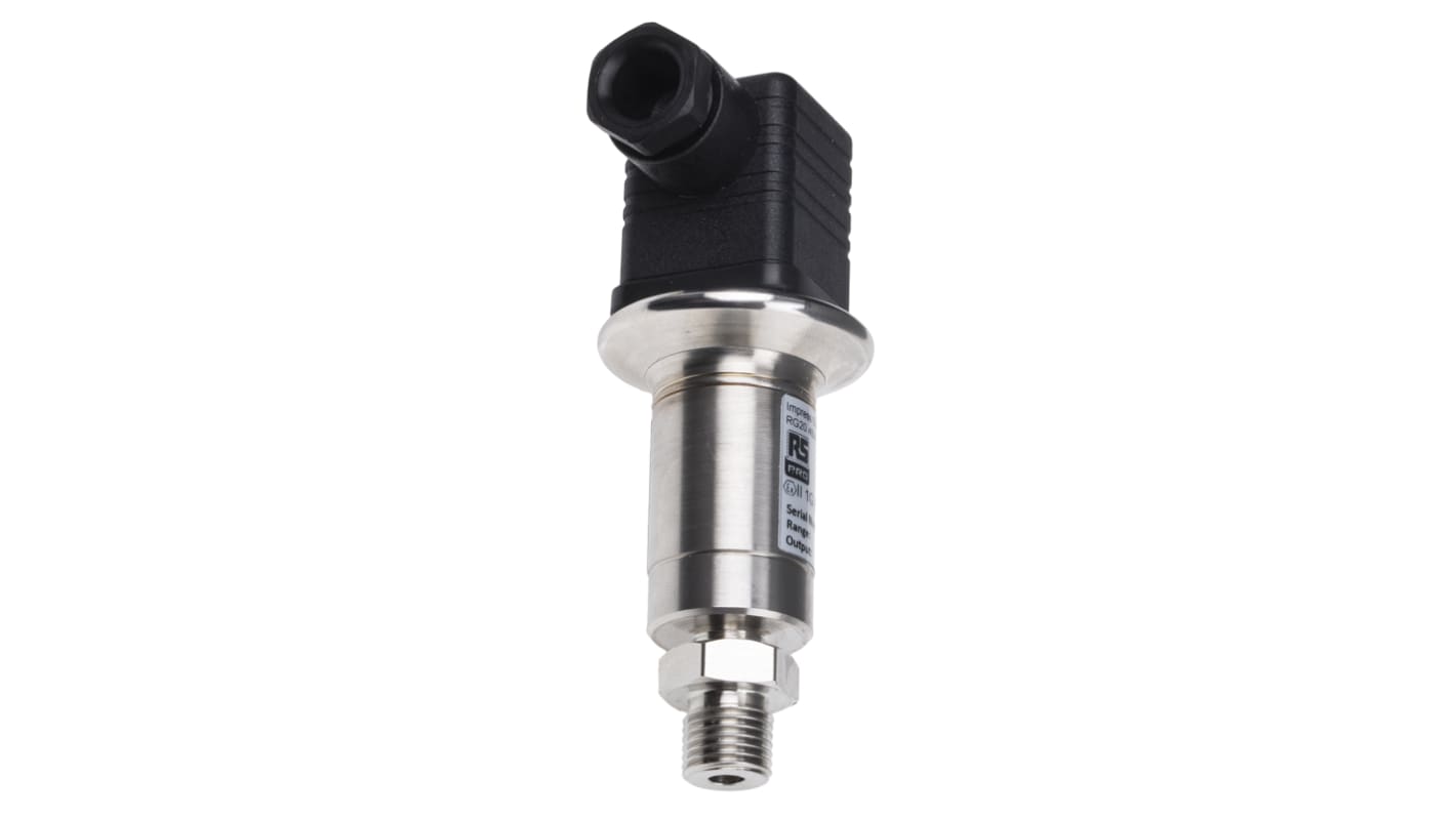 RS PRO Pressure Sensor, -1bar Min, 24bar Max, Analogue Output, Relative Reading